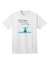 Let It Snow Happy Snowman Adult T-Shirt-Mens T-Shirt-TooLoud-White-Small-Davson Sales