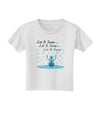 Let It Snow Happy Snowman Toddler T-Shirt-Toddler T-Shirt-TooLoud-White-2T-Davson Sales