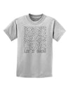 Let It Snow Text Snowflakes - Christmas Childrens T-Shirt-Childrens T-Shirt-TooLoud-AshGray-X-Small-Davson Sales