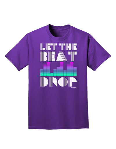 Let the Beat Drop Design Adult Dark T-Shirt by TooLoud-Mens T-Shirt-TooLoud-Purple-Small-Davson Sales