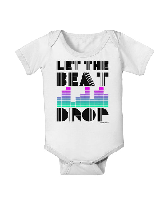 Let the Beat Drop Design Baby Romper Bodysuit by TooLoud-Baby Romper-TooLoud-White-06-Months-Davson Sales