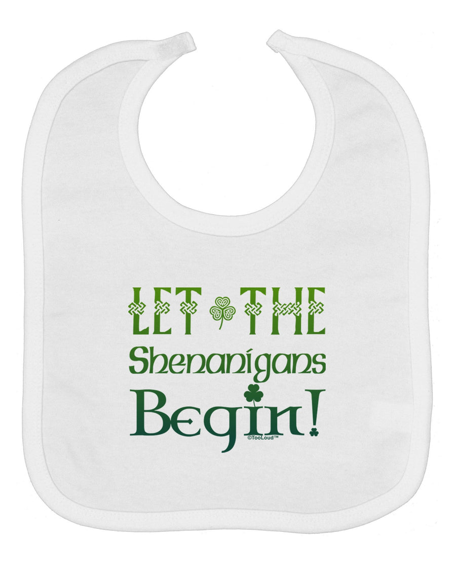 Let the Shenanigans Begin Baby Bib