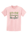 Let the Shenanigans Begin Childrens T-Shirt-Childrens T-Shirt-TooLoud-PalePink-X-Small-Davson Sales