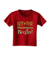 Let the Shenanigans Begin Toddler T-Shirt Dark-Toddler T-Shirt-TooLoud-Red-2T-Davson Sales