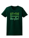 Let the Shenanigans Begin Womens Dark T-Shirt-TooLoud-Forest-Green-Small-Davson Sales