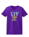 Let's Get Lit Menorah Womens Dark T-Shirt-Womens T-Shirt-TooLoud-Purple-X-Small-Davson Sales