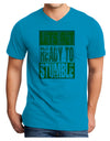 Lets Get Ready To Stumble Adult V-Neck T-shirt by TooLoud-Mens V-Neck T-Shirt-TooLoud-Turquoise-Small-Davson Sales