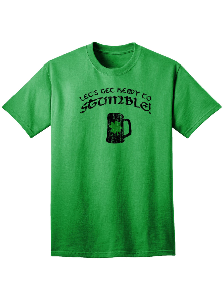 Lets Get Ready to Stumble Adult Unisex St Patrick's Day T-Shirt-TooLoud-White-Small-Davson Sales