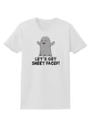 Let's Get Sheet Faced Womens T-Shirt by TooLoud-Womens T-Shirt-TooLoud-White-X-Small-Davson Sales