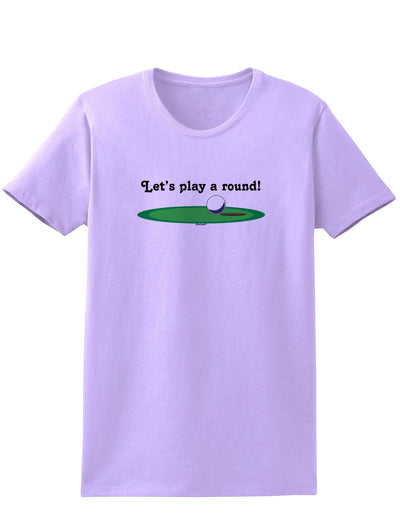 Let's Play a Round Womens T-Shirt-Womens T-Shirt-TooLoud-Lavender-X-Small-Davson Sales