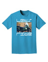 Lets Ride Sidecar Motorcycle Adult Dark T-Shirt-Mens T-Shirt-TooLoud-Turquoise-Small-Davson Sales