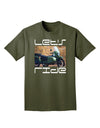 Lets Ride Sidecar Motorcycle Adult Dark T-Shirt-Mens T-Shirt-TooLoud-Military-Green-Small-Davson Sales