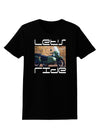 Lets Ride Sidecar Motorcycle Womens Dark T-Shirt-TooLoud-Black-X-Small-Davson Sales