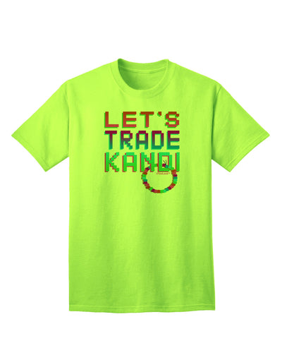 Let's Trade Kandi Adult T-Shirt-Mens T-Shirt-TooLoud-Neon-Green-Small-Davson Sales