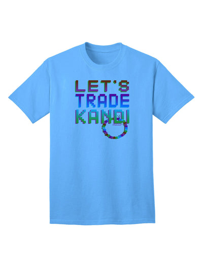 Let's Trade Kandi Adult T-Shirt-Mens T-Shirt-TooLoud-Aquatic-Blue-Small-Davson Sales