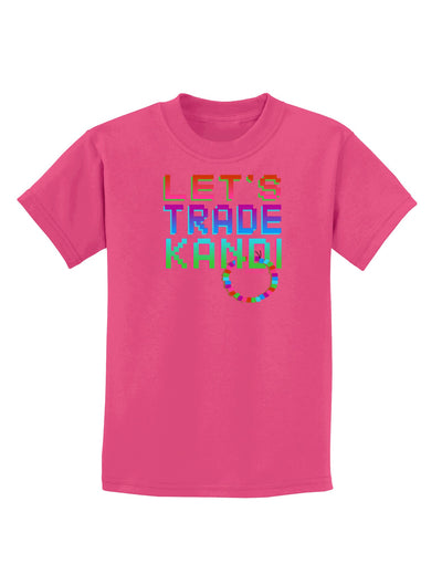 Let's Trade Kandi Childrens Dark T-Shirt-Childrens T-Shirt-TooLoud-Sangria-X-Small-Davson Sales