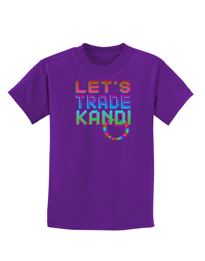 Let's Trade Kandi Childrens Dark T-Shirt-Childrens T-Shirt-TooLoud-Purple-X-Small-Davson Sales