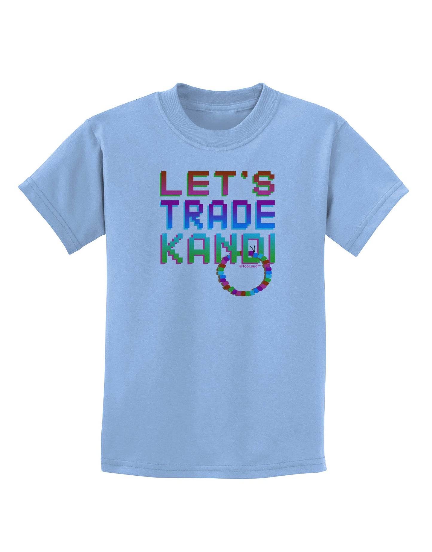 Let's Trade Kandi Childrens T-Shirt-Childrens T-Shirt-TooLoud-Light-Blue-X-Small-Davson Sales