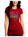 Let's Trade Kandi Juniors Crew Dark T-Shirt-T-Shirts Juniors Tops-TooLoud-Red-Juniors Fitted Small-Davson Sales