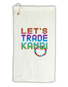 Let's Trade Kandi Micro Terry Gromet Golf Towel 16 x 25 inch-Golf Towel-TooLoud-White-Davson Sales