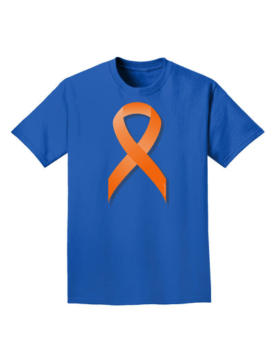 Leukemia Awareness Ribbon - Orange Adult Dark T-Shirt-Mens T-Shirt-TooLoud-Royal-Blue-Small-Davson Sales