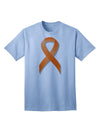 Leukemia Awareness Ribbon - Orange Adult T-Shirt-Mens T-Shirt-TooLoud-Light-Blue-Small-Davson Sales