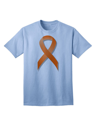 Leukemia Awareness Ribbon - Orange Adult T-Shirt-Mens T-Shirt-TooLoud-Light-Blue-Small-Davson Sales