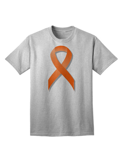 Leukemia Awareness Ribbon - Orange Adult T-Shirt-Mens T-Shirt-TooLoud-AshGray-Small-Davson Sales