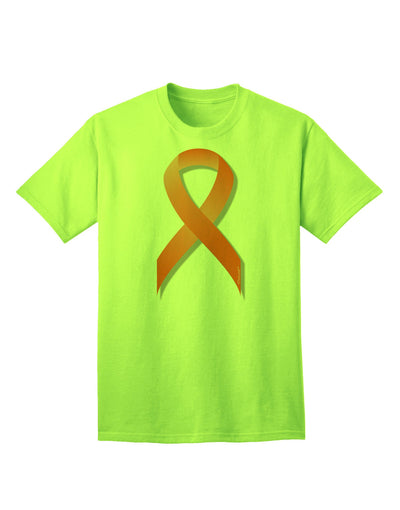 Leukemia Awareness Ribbon - Orange Adult T-Shirt-Mens T-Shirt-TooLoud-Neon-Green-Small-Davson Sales