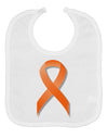 Leukemia Awareness Ribbon - Orange Baby Bib