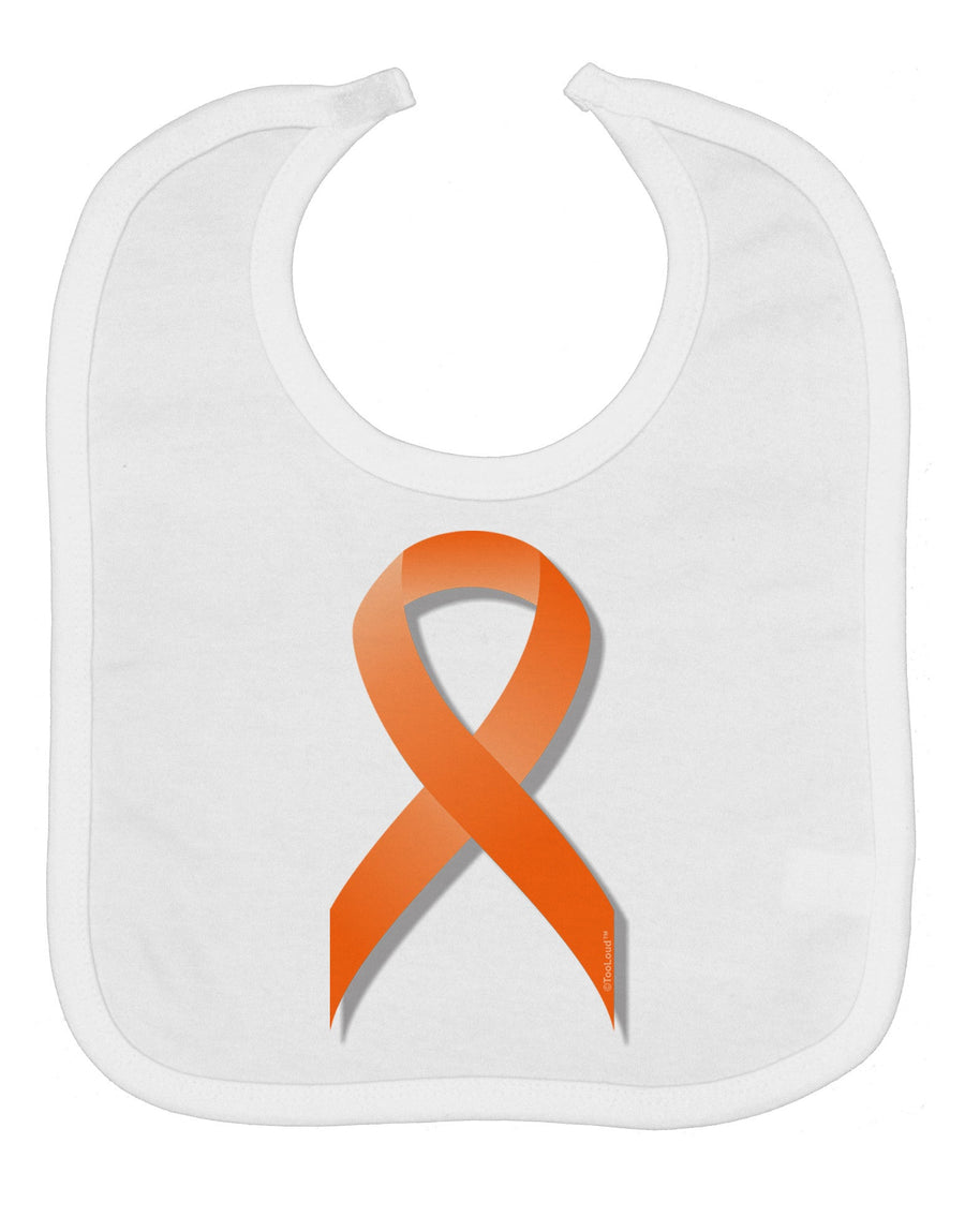 Leukemia Awareness Ribbon - Orange Baby Bib