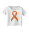 Leukemia Awareness Ribbon - Orange Infant T-Shirt-Infant T-Shirt-TooLoud-White-06-Months-Davson Sales