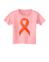 Leukemia Awareness Ribbon - Orange Toddler T-Shirt-Toddler T-Shirt-TooLoud-Candy-Pink-2T-Davson Sales