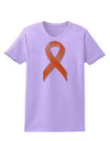 Leukemia Awareness Ribbon - Orange Womens T-Shirt-Womens T-Shirt-TooLoud-Lavender-X-Small-Davson Sales