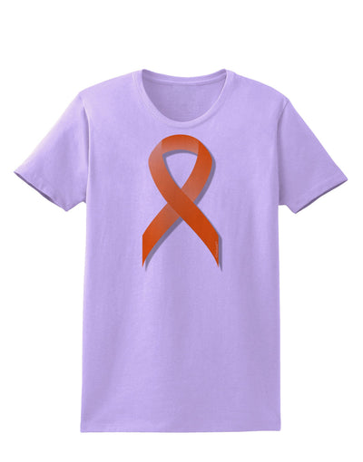 Leukemia Awareness Ribbon - Orange Womens T-Shirt-Womens T-Shirt-TooLoud-Lavender-X-Small-Davson Sales