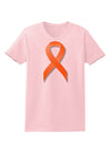 Leukemia Awareness Ribbon - Orange Womens T-Shirt-Womens T-Shirt-TooLoud-PalePink-X-Small-Davson Sales