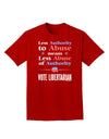 Libertarian Against Authority Abuse Adult Dark T-Shirt-Mens T-Shirt-TooLoud-Red-Small-Davson Sales