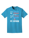 Libertarian Against Authority Abuse Adult Dark T-Shirt-Mens T-Shirt-TooLoud-Turquoise-Small-Davson Sales