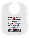 Libertarian Against Authority Abuse Baby Bib