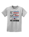 Libertarian Against Authority Abuse Childrens T-Shirt-Childrens T-Shirt-TooLoud-AshGray-X-Small-Davson Sales