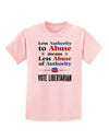 Libertarian Against Authority Abuse Childrens T-Shirt-Childrens T-Shirt-TooLoud-PalePink-X-Small-Davson Sales