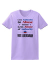 Libertarian Against Authority Abuse Womens T-Shirt-Womens T-Shirt-TooLoud-Lavender-X-Small-Davson Sales