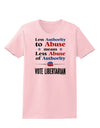 Libertarian Against Authority Abuse Womens T-Shirt-Womens T-Shirt-TooLoud-PalePink-X-Small-Davson Sales