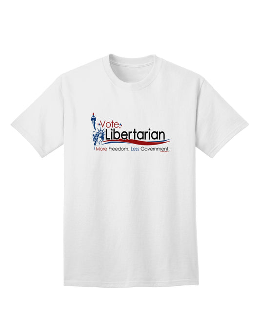 Libertarian Slogan Adult T-Shirt: Expressive Apparel for the Modern Free Thinker-Mens T-shirts-TooLoud-White-Small-Davson Sales