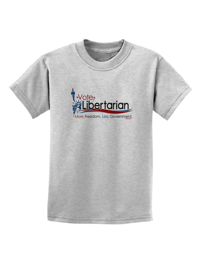 Libertarian Slogan Childrens T-Shirt-Childrens T-Shirt-TooLoud-AshGray-X-Small-Davson Sales