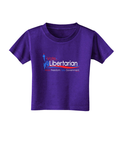 Libertarian Slogan Toddler T-Shirt Dark-Toddler T-Shirt-TooLoud-Purple-2T-Davson Sales