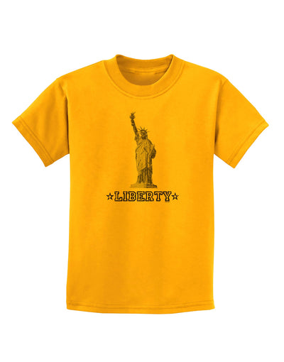 Liberty Vintage Childrens T-Shirt-Childrens T-Shirt-TooLoud-Gold-X-Small-Davson Sales