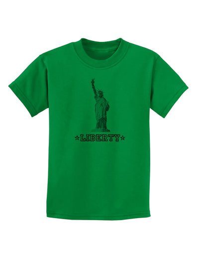 Liberty Vintage Childrens T-Shirt-Childrens T-Shirt-TooLoud-Kelly-Green-X-Small-Davson Sales