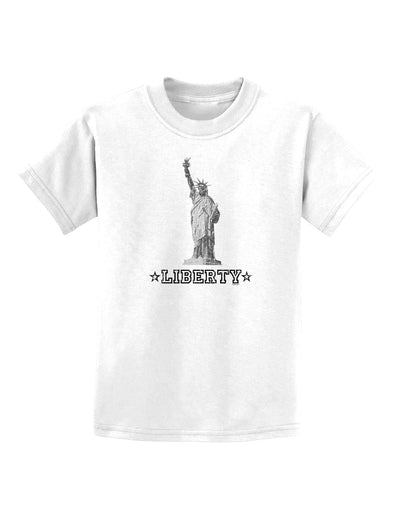 Liberty Vintage Childrens T-Shirt-Childrens T-Shirt-TooLoud-White-X-Small-Davson Sales