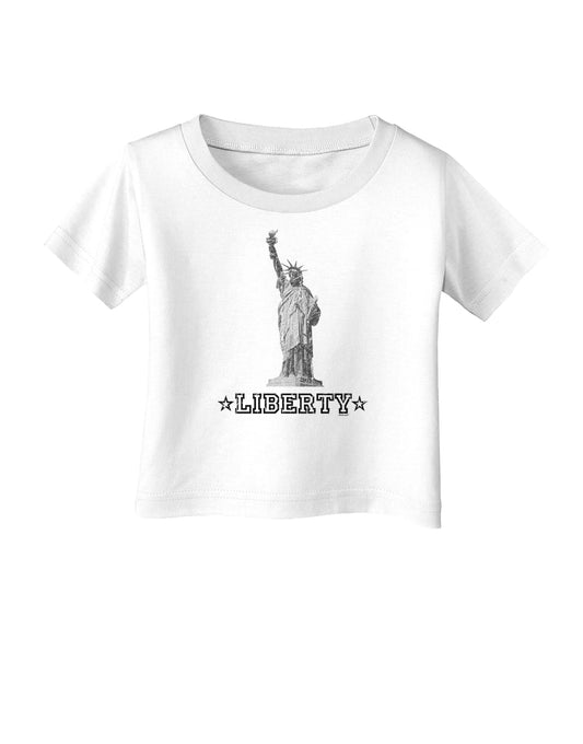 Liberty Vintage Infant T-Shirt-Infant T-Shirt-TooLoud-White-06-Months-Davson Sales